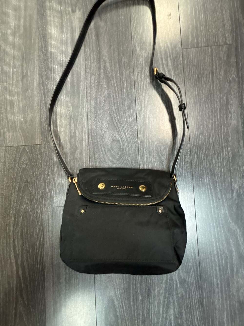 Marc Jacobs Nylon Crossbody Bag Black